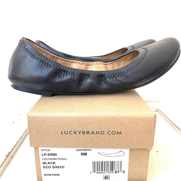 Lucky Brand Erin Black Ballet Flats - Picture 8 of 8